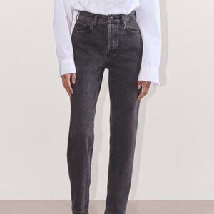 Everlane '90s Cheeky Jean - Washed Black - 28 (Short)